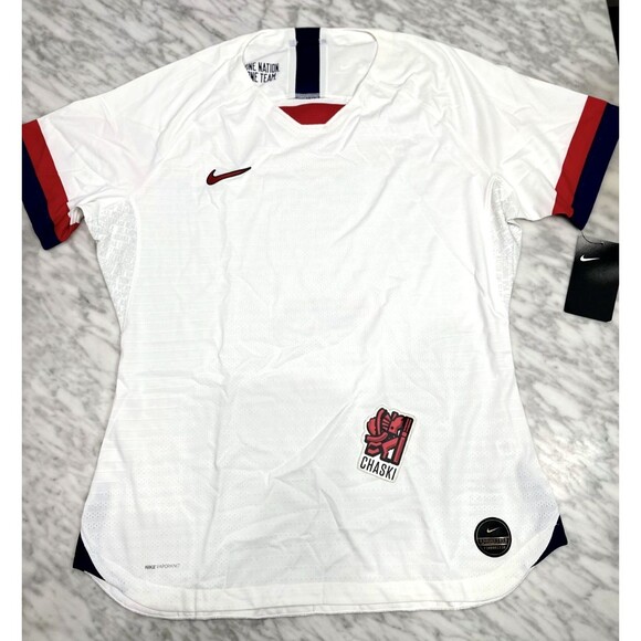 Nike VaporKnit USA 3 star National World Cup Soccer Jersey AH9647  Womens Large - Picture 1 of 10